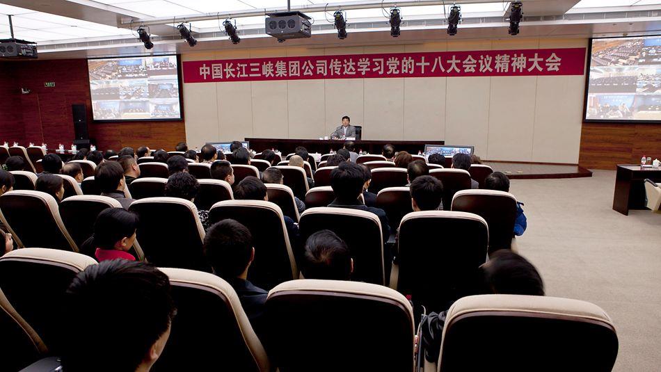 集团公司传达学习党的十八大精神大会